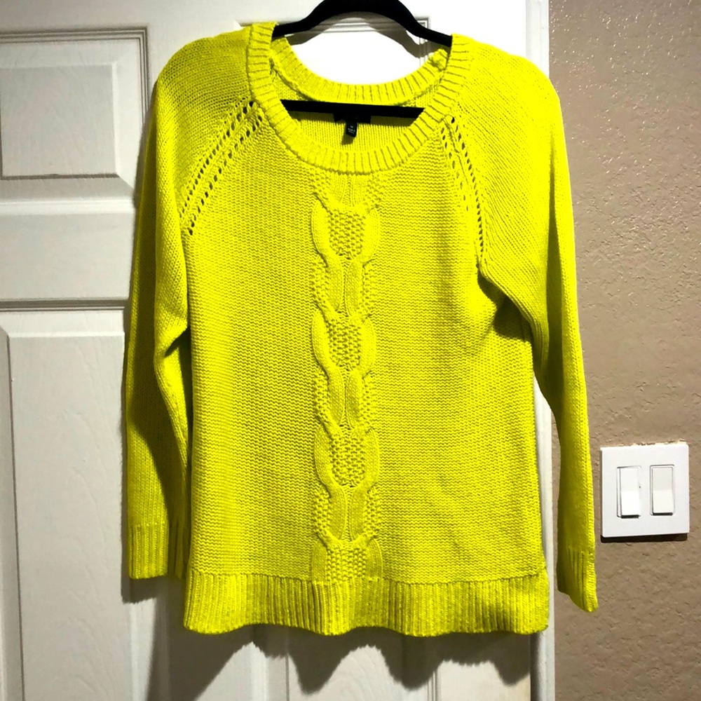 Neon Yellow Sweater